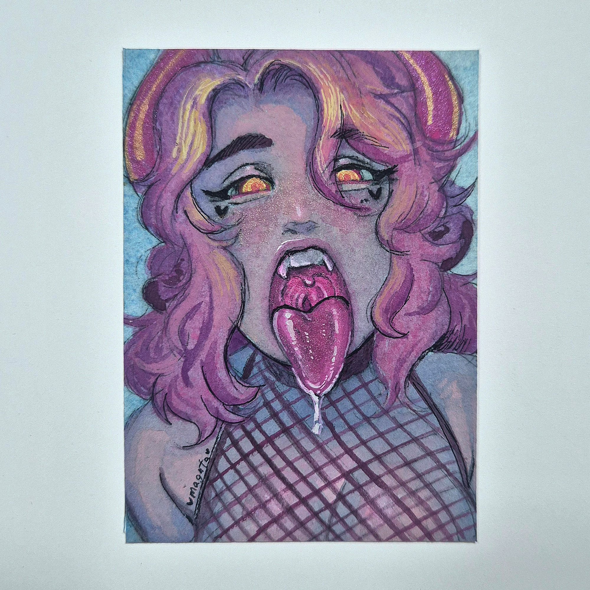 Watercolor ACEO Original Art :: Look inside