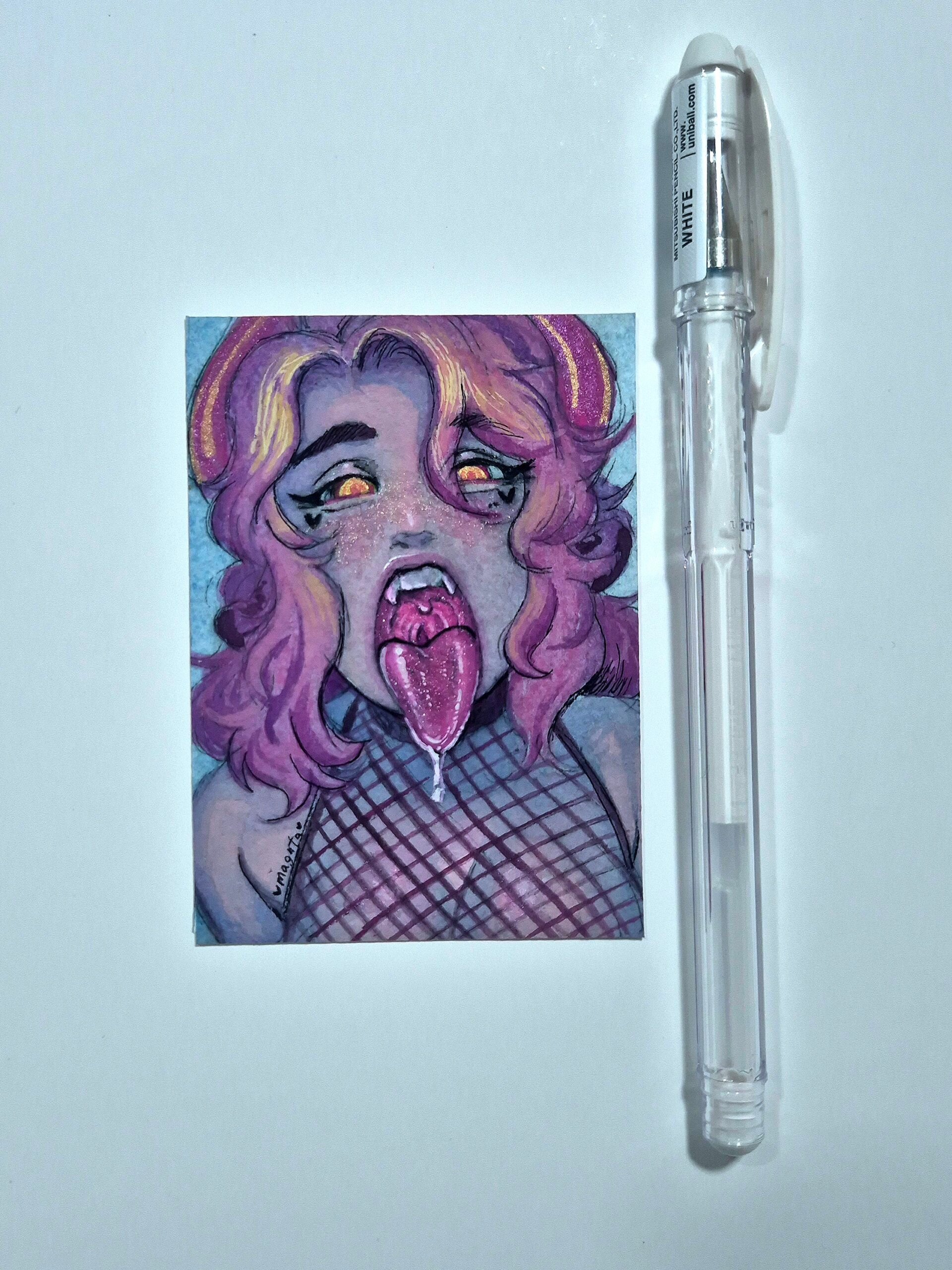 Watercolor ACEO Original Art :: Look inside - Image 5