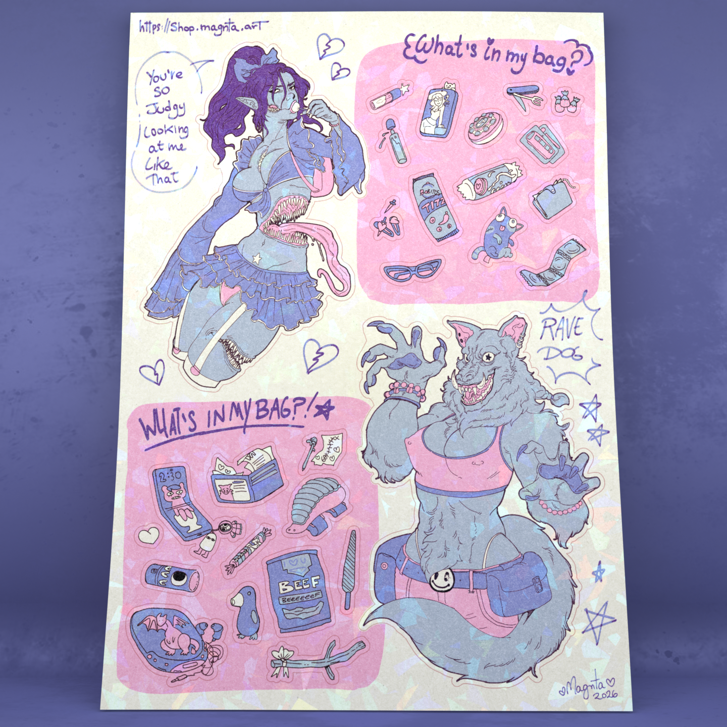 Sticker Sheet :: What's in my bag? - Image 2